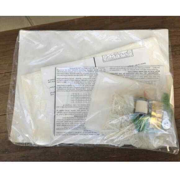 Sugar Plum Dreams Vintage Counted Cross Stitch Pillow Kit by Creative Circle - Picture 5 of 6